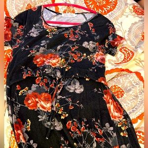 Floral t-shirt dress LM